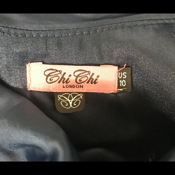 Chi Chi London Parker Cowl Neck Satin Dress - Picture 7 of 10